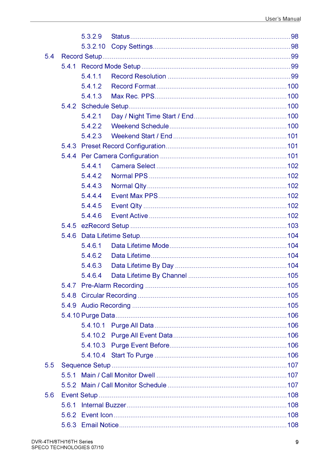 Samsung DVR-16TH, DVR-4TH, DVR-8TH user manual 2.9 