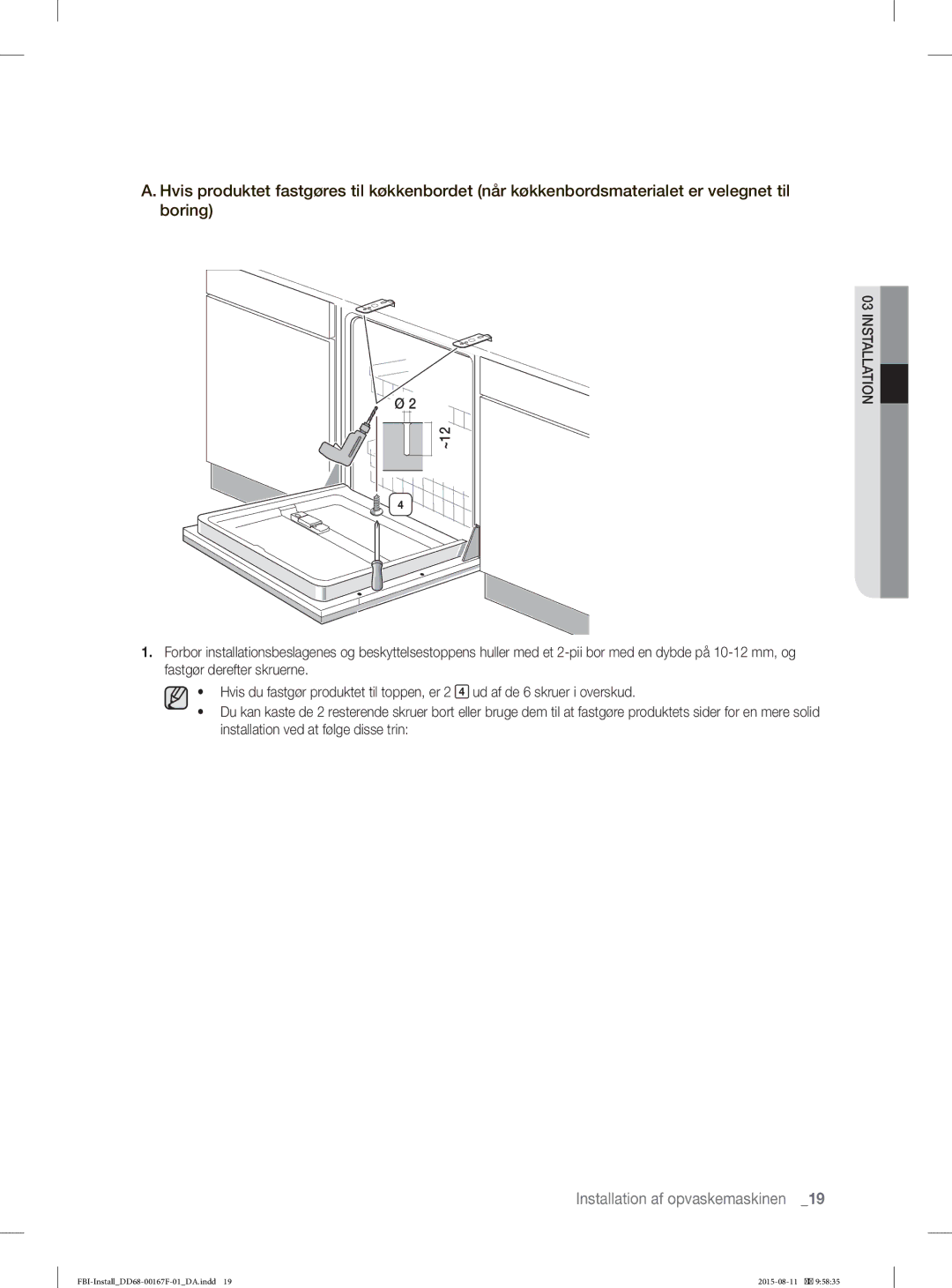 Samsung DW60J9970BB/EE manual ~12 