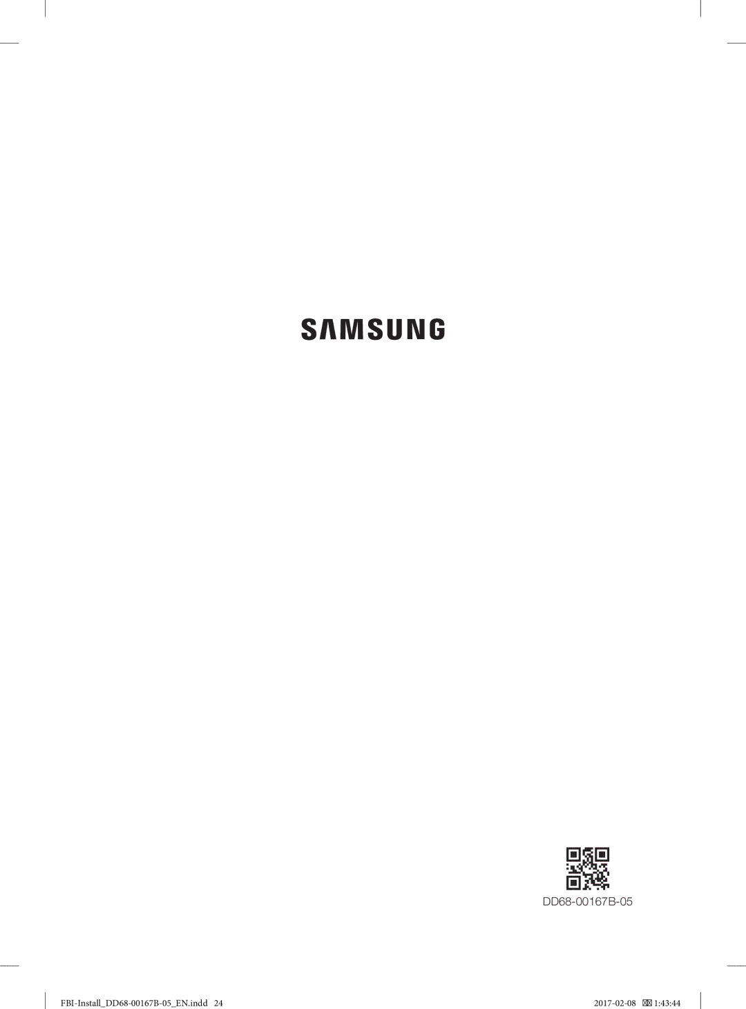 Samsung DW60J9970BB/EG manual DD68-00167B-05 