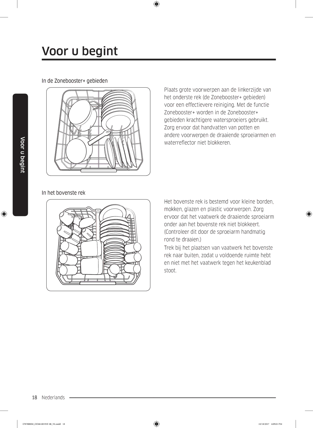 Samsung DW60M9550BB/ET, DW60M9530BB/ET, DW60M9970US/ET manual Voor u begint 