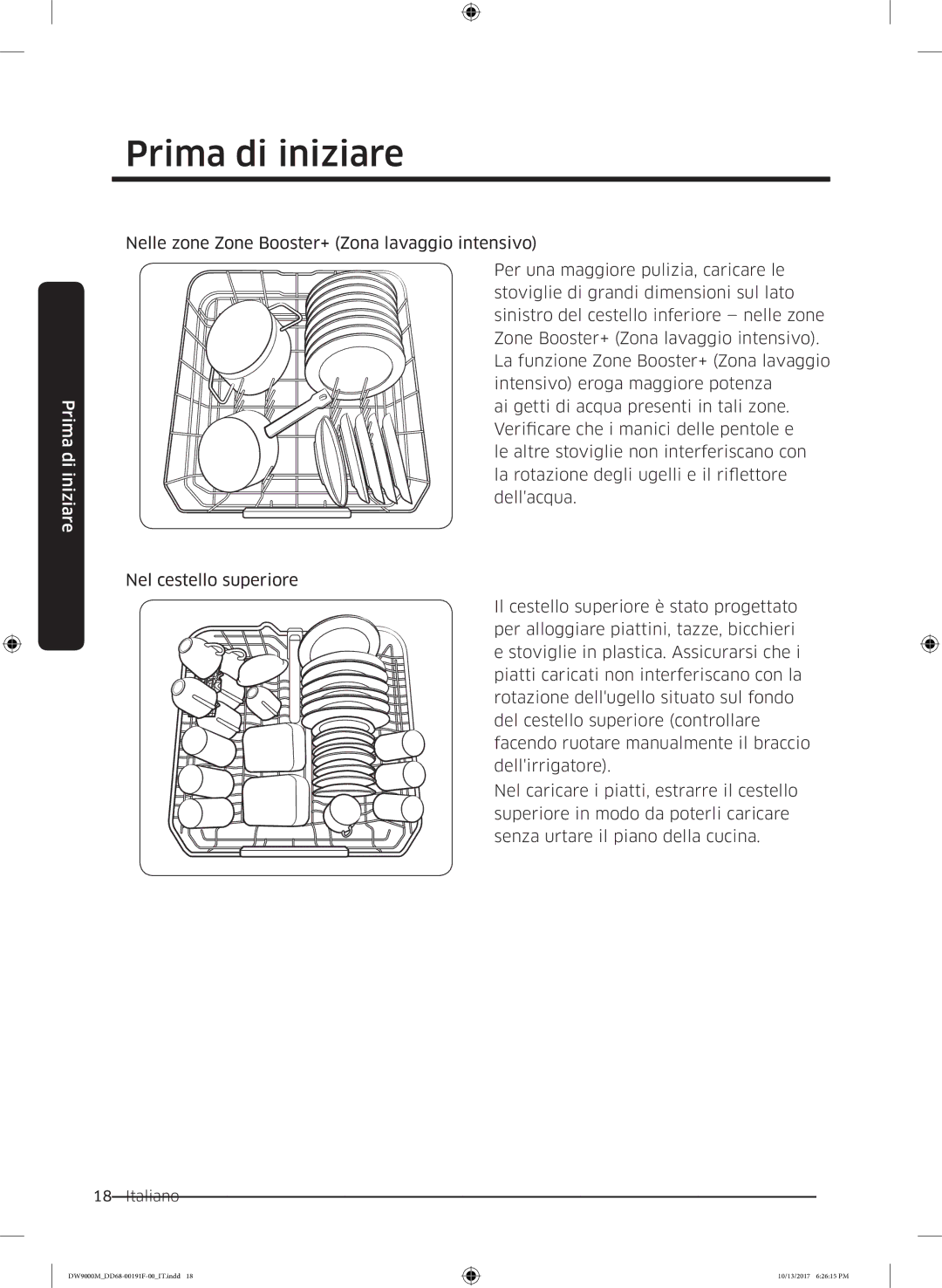 Samsung DW60M9530BB/ET, DW60M9970US/ET, DW60M9550BB/ET manual Prima di iniziare 