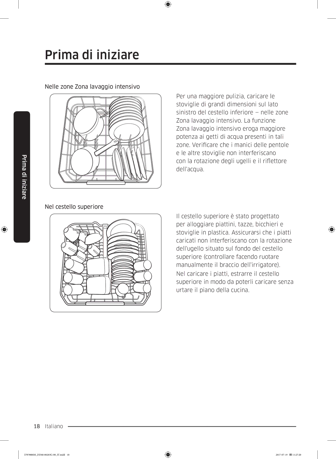 Samsung DW60M9550FS/EC, DW60M9550FW/EC manual Prima di iniziare 