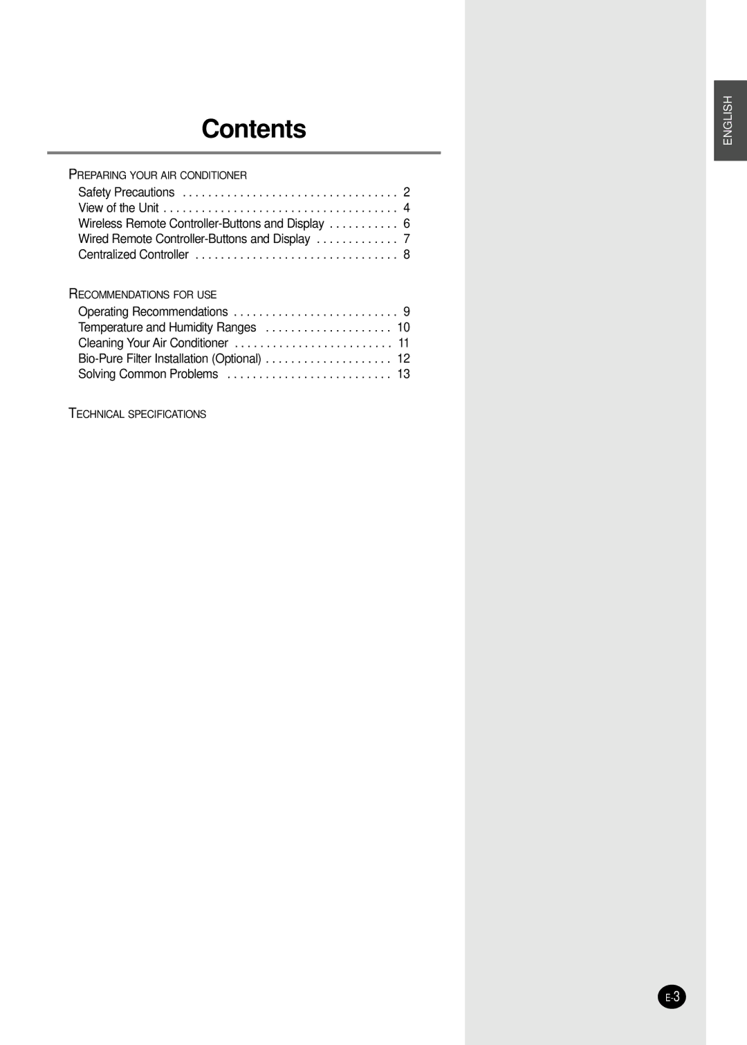 Samsung E S F DB98-05586A manuel dutilisation Contents 