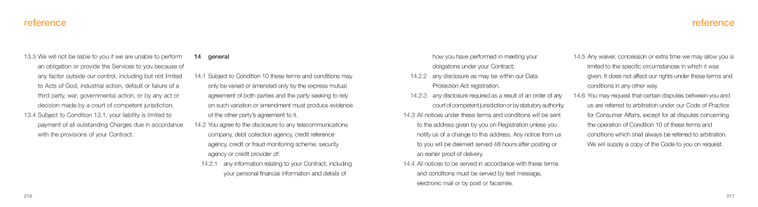 Samsung E800 manual 216 217 