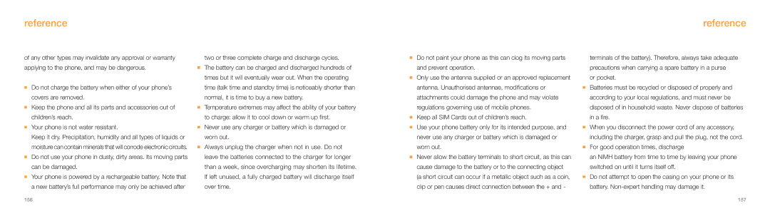 Samsung E800 manual Two or three complete charge and discharge cycles 