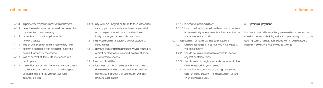 Samsung E800 manual 166 167 