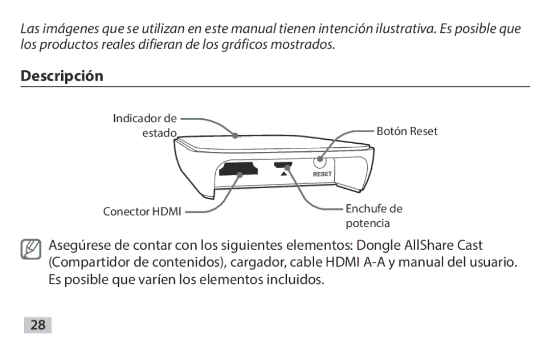 Samsung EAD-T10EDEGSER, EAD-T10EDEGSTD manual Descripción 