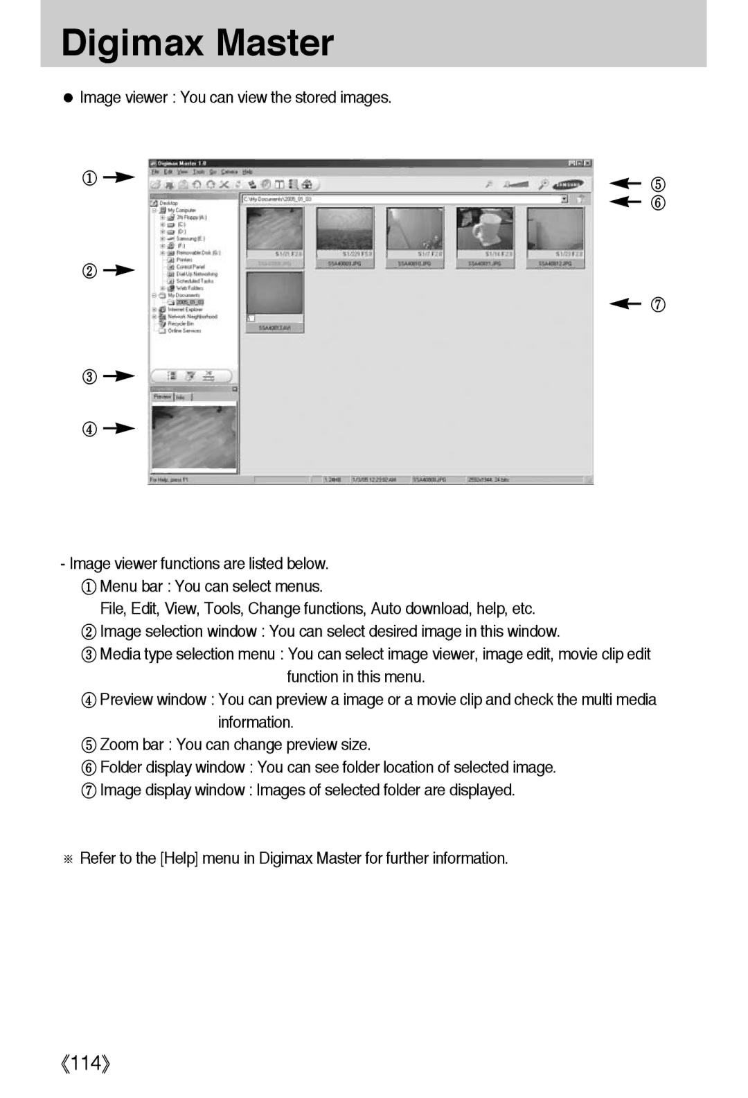 Samsung EC-A40ZZSBA/DE, EC-A40ZZSAA, EC-A40ZZSBA/FR, EC-A40ZZSBA/E1 manual 《114》 