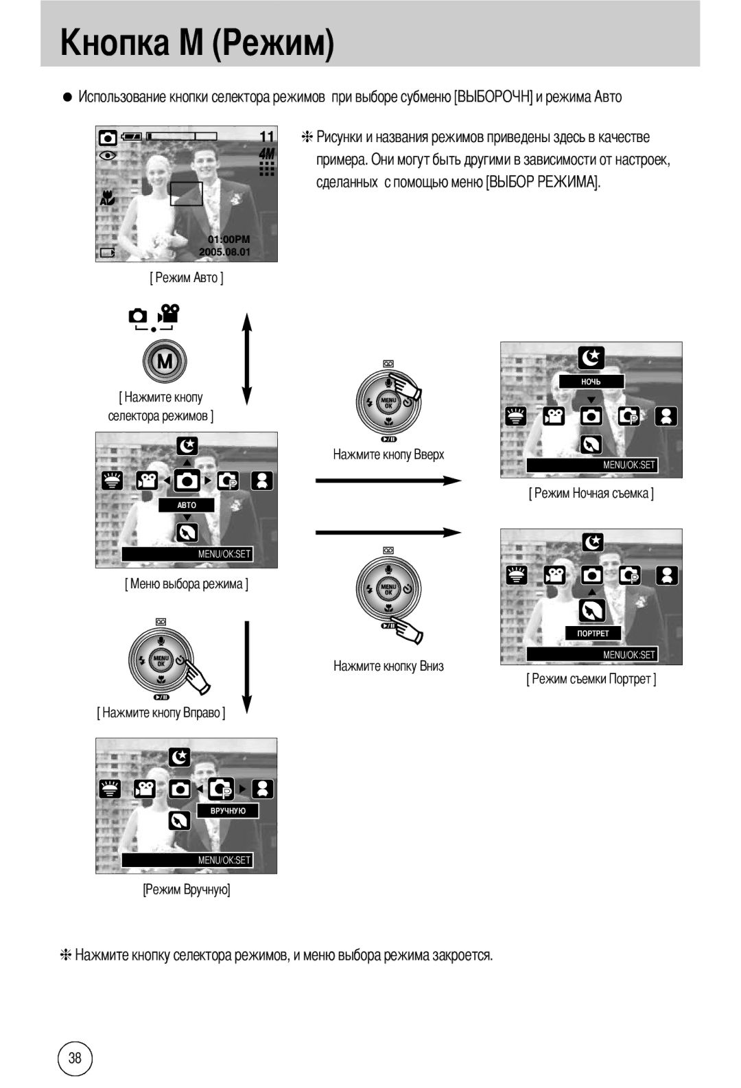 Samsung EC-A40ZZSBA/DE, EC-A40ZZSAA, EC-A40ZZSBA/FR, EC-A40ZZSBA/E1 manual Ежим 