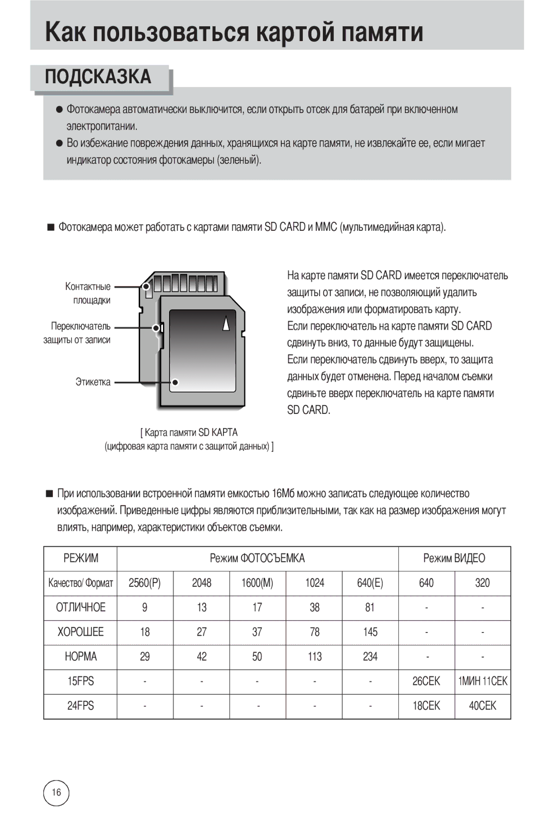 Samsung EC-A502ZBBA/E1, EC-A502ZSBA/E1 Электропитании Индикатор состояния фотокамеры зеленый, 2048, 640 320 145 113 234 