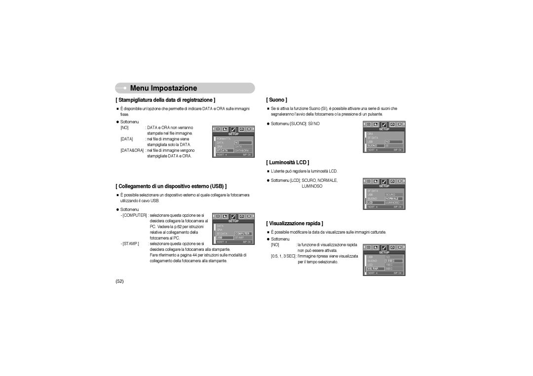 Samsung EC-A503ZSBA/E1, EC-A503ZRBA/PT, EC-A503ZBBA/E1 manual Stampigliatura della data di registrazione 