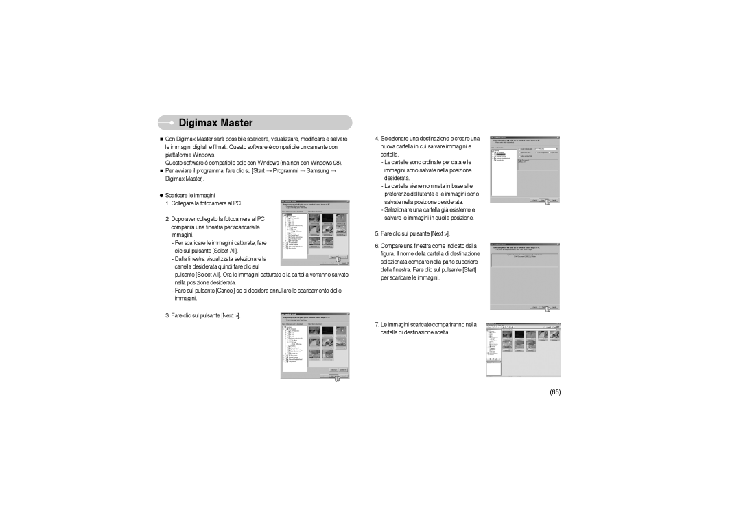 Samsung EC-A503ZRBA/PT, EC-A503ZBBA/E1, EC-A503ZSBA/E1 manual Digimax Master 