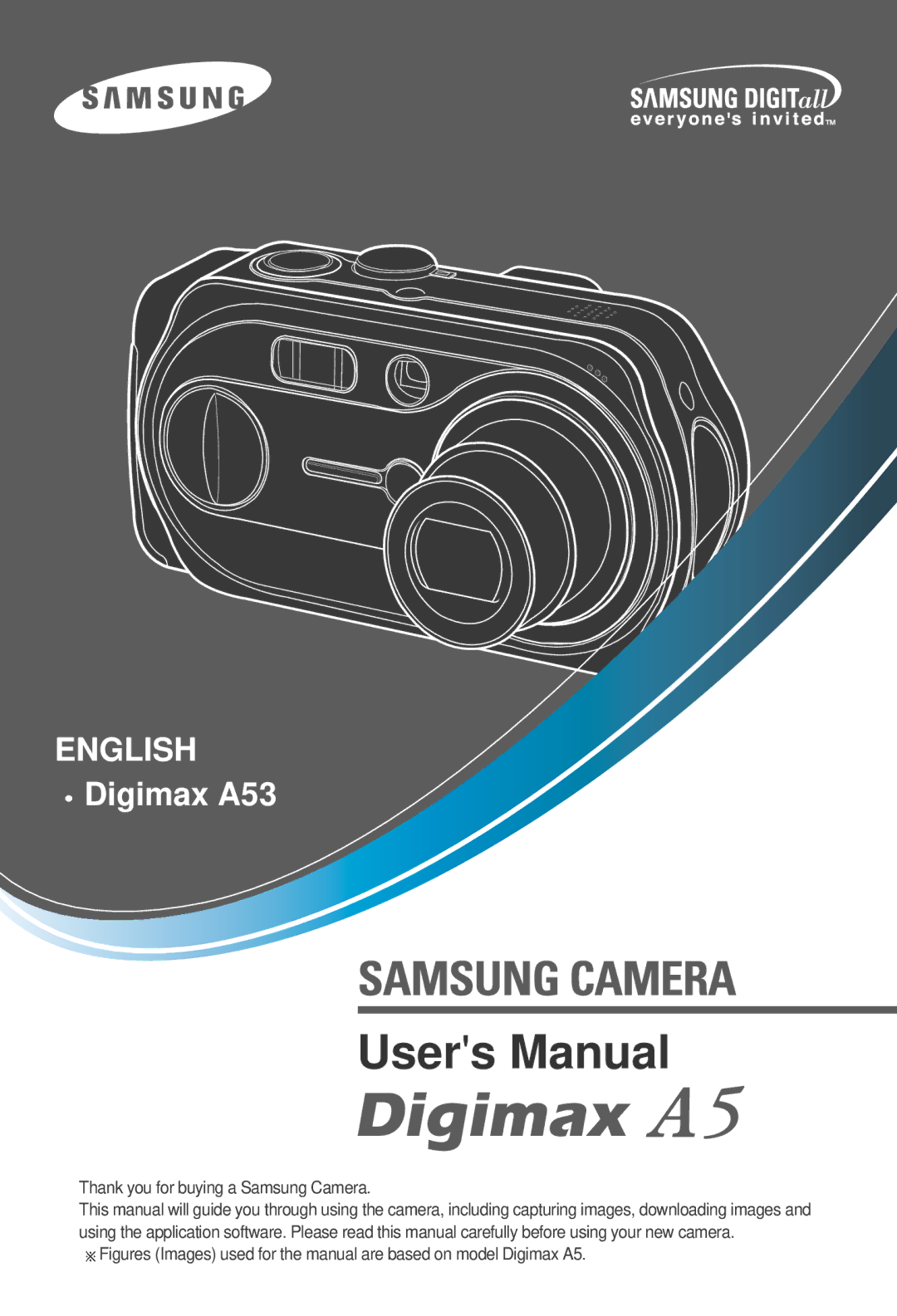 Samsung EC-A5ZZZSAB, EC-A50ZZSBA/FR, EC-A5ZZZSAA, EC-V50ZZSAA, EC-A5ZZZSBA/E1, EC-A5ZZZSAC, EC-A5ZZZSBA/US manual English 