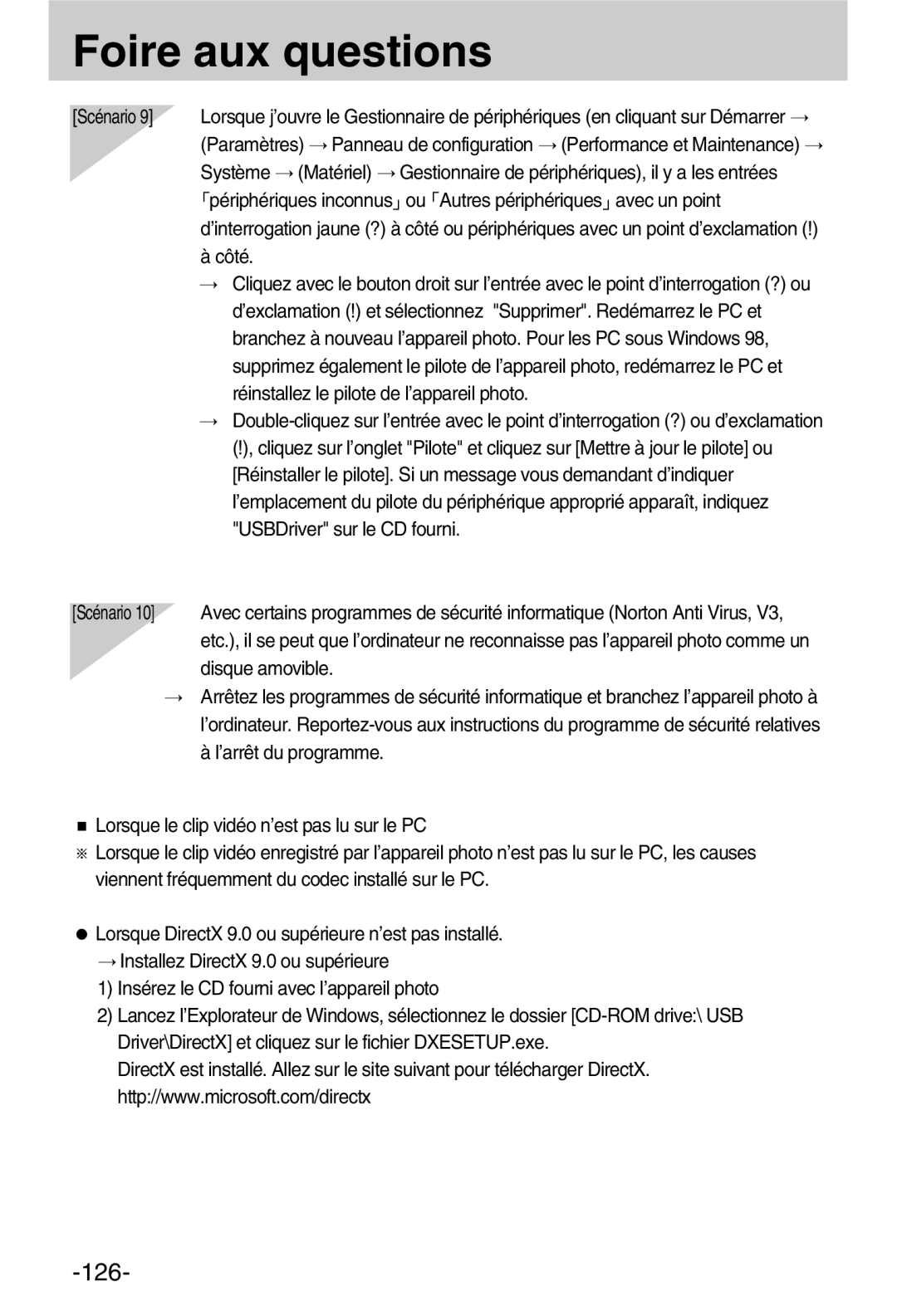 Samsung EC-A50ZZSBA/FR manual Système Matériel, Ou Autres périphériques avec un point, Côté, USBDriver sur le CD fourni 