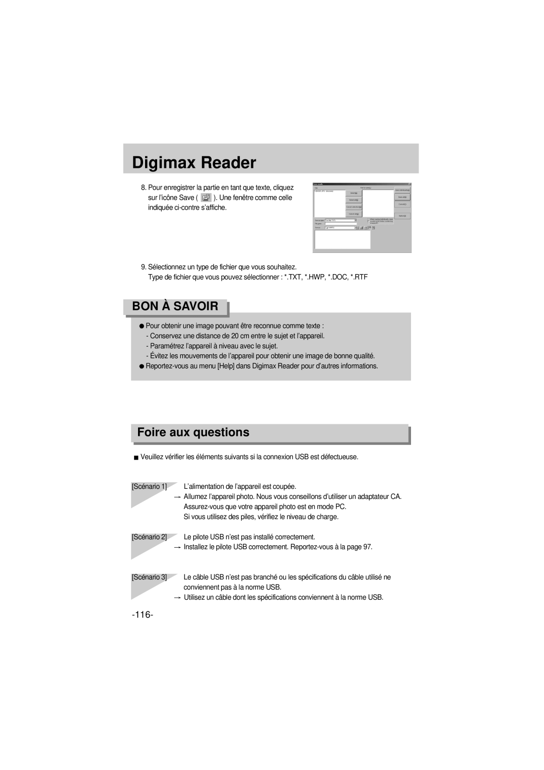 Samsung EC-A6ZZZSBA/E1 manual Foire aux questions 