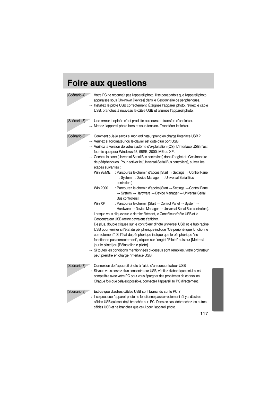 Samsung EC-A6ZZZSBA/E1 manual Foire aux questions 