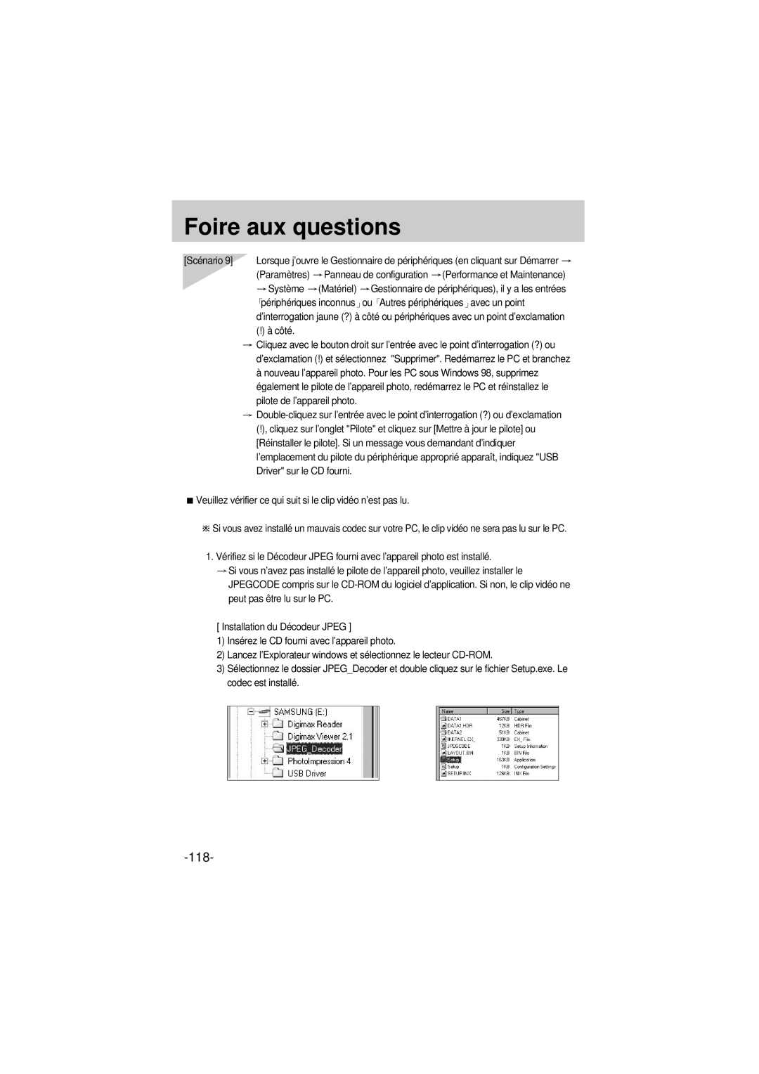 Samsung EC-A6ZZZSBA/E1 manual Côté 