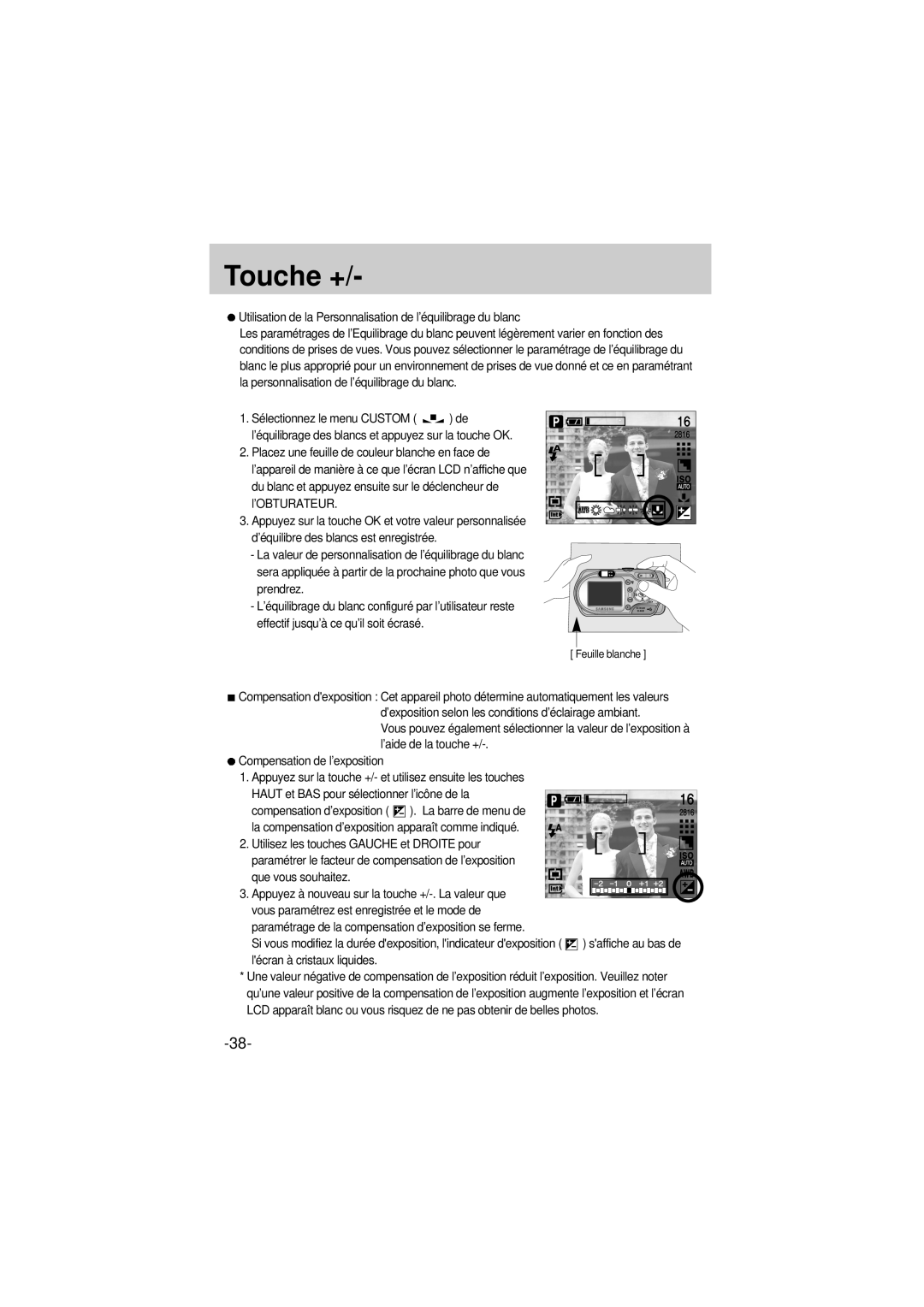 Samsung EC-A6ZZZSBA/E1 manual Que vous souhaitez, Lécran à cristaux liquides 