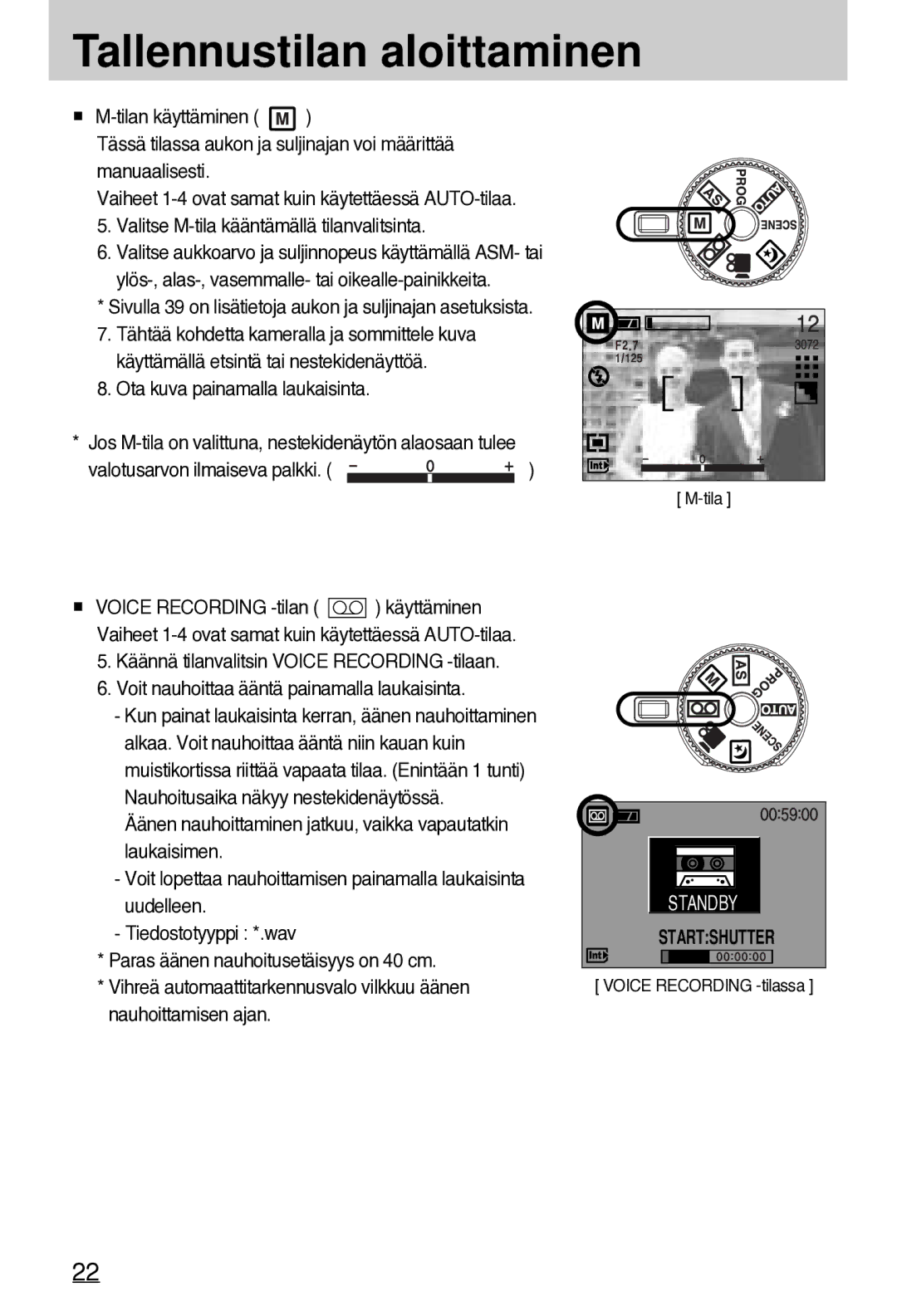 Samsung EC-A7ZZZSBB/E1 manual Startshutter 