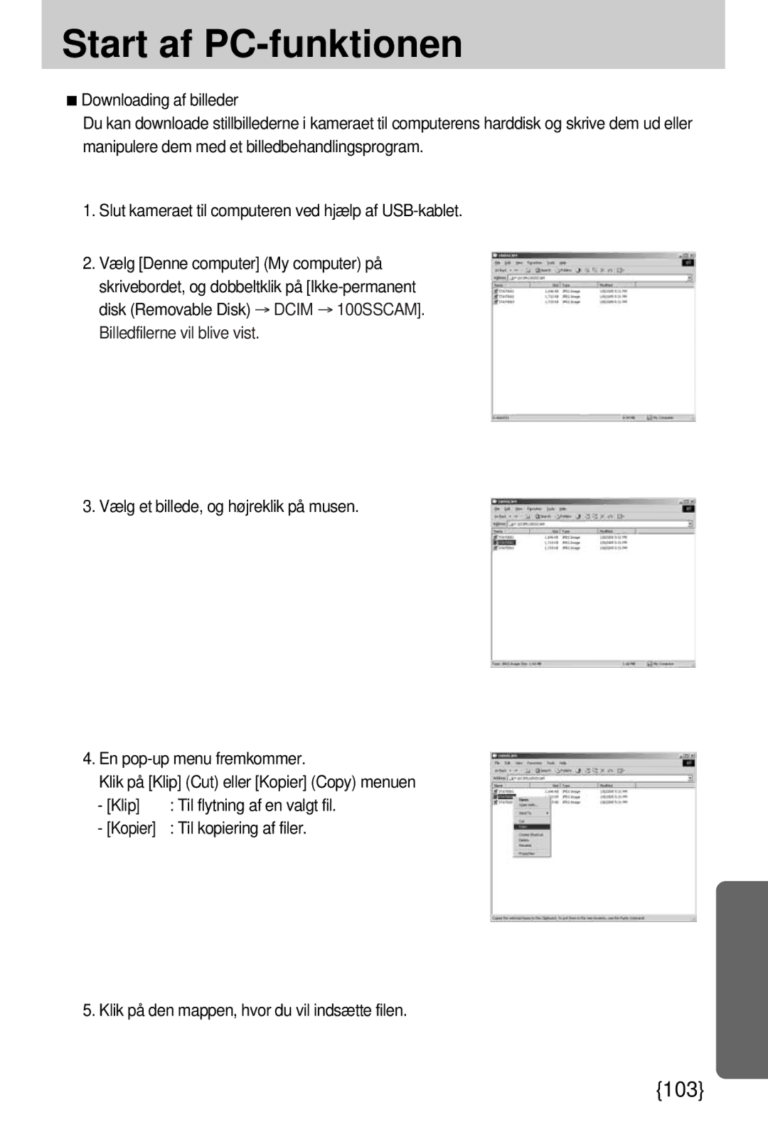 Samsung EC-A7ZZZSBB/E1 manual 103 