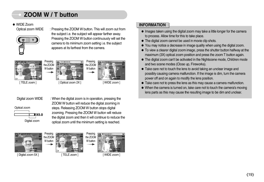 Samsung EC-D1030SBF/E1, EC-D1030BBF/E1 manual 《19》 