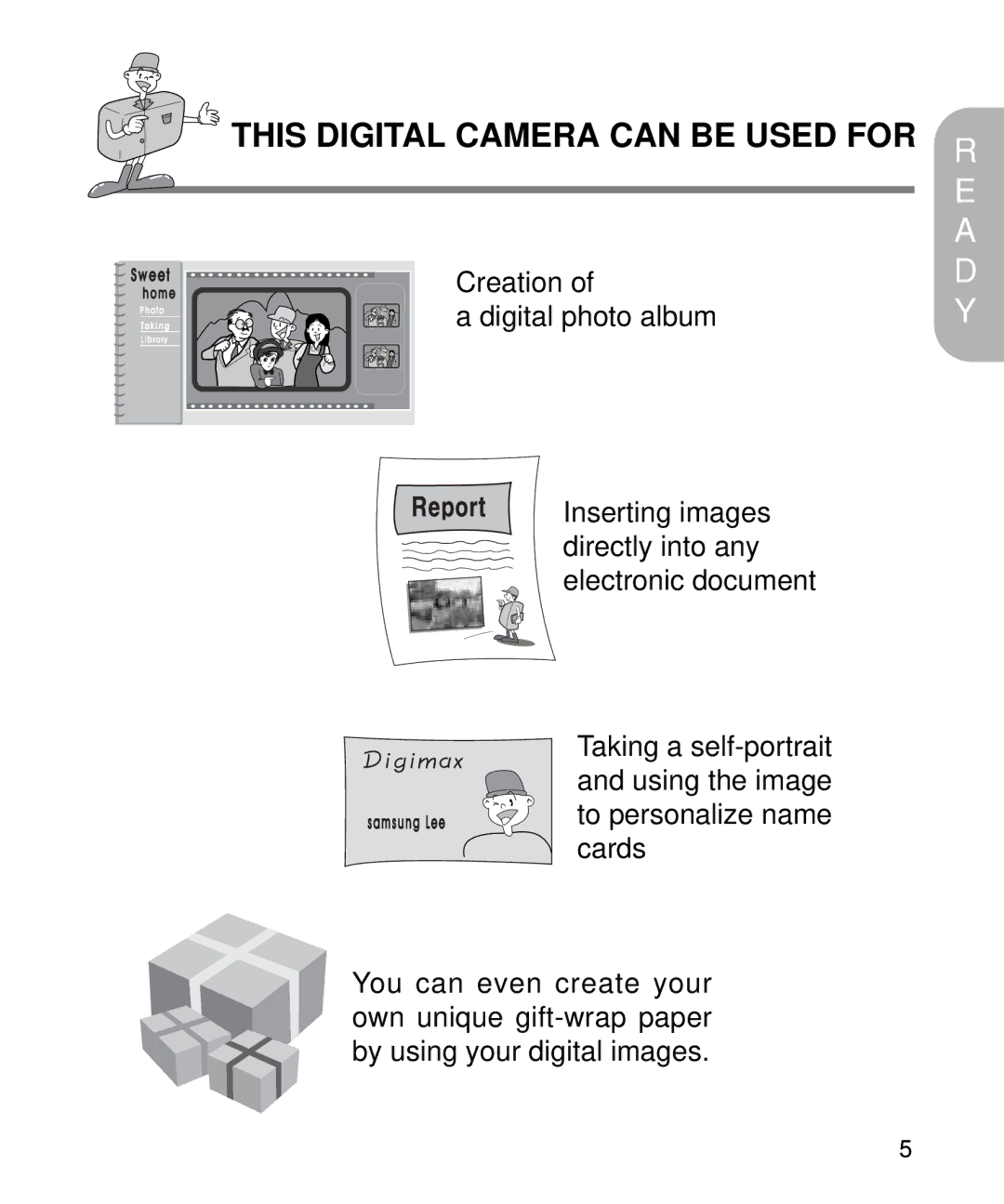 Samsung EC-D130ZSBA/E1, EC-D130ZSBA/US manual This Digital Camera can be Used for 