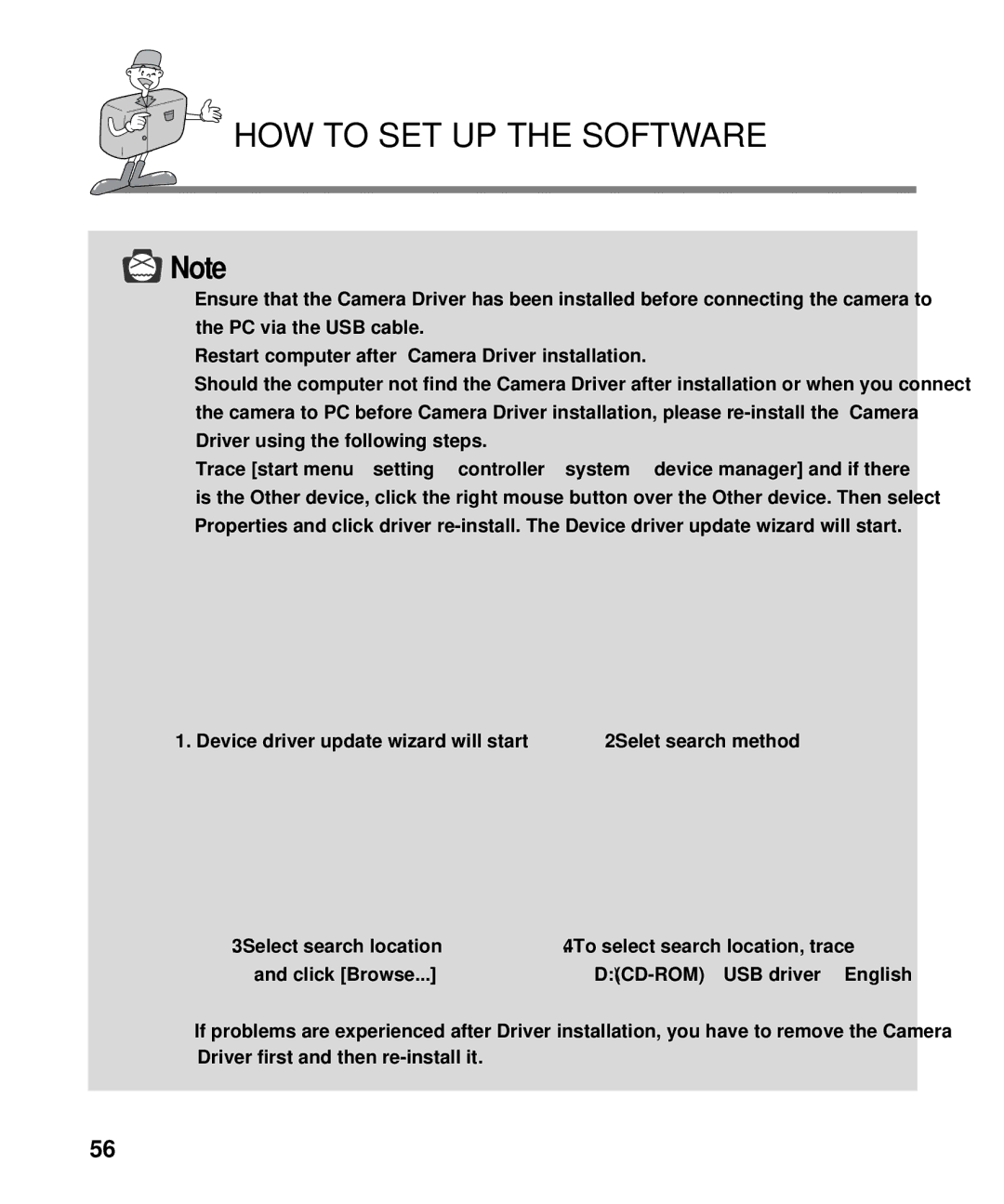 Samsung EC-D130ZSBA/US, EC-D130ZSBA/E1 manual Device driver update wizard will start 