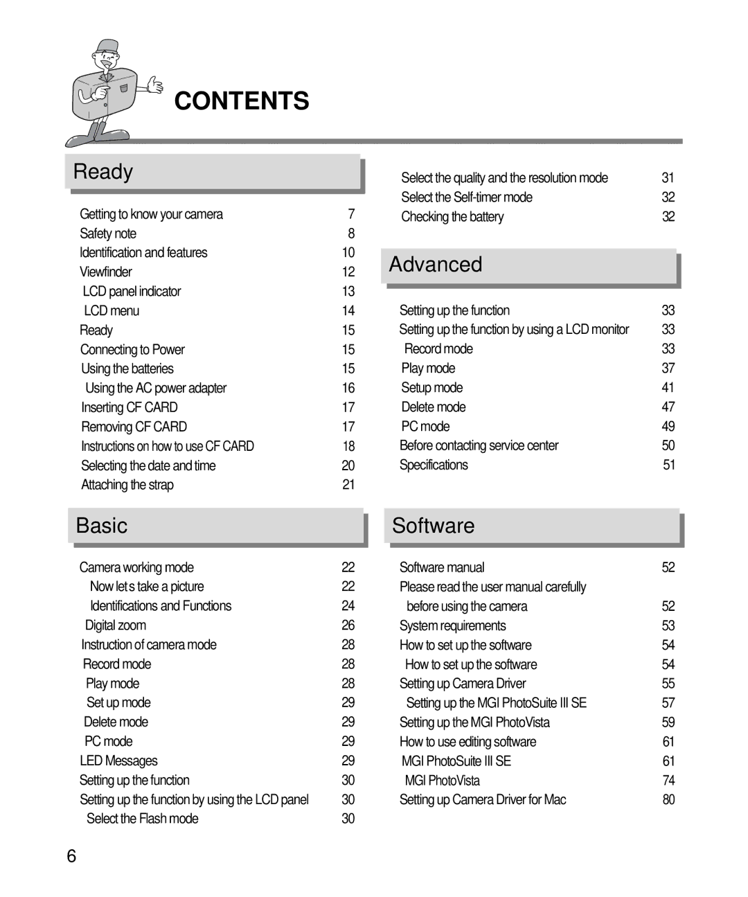 Samsung EC-D130ZSBA/US, EC-D130ZSBA/E1 manual Contents 