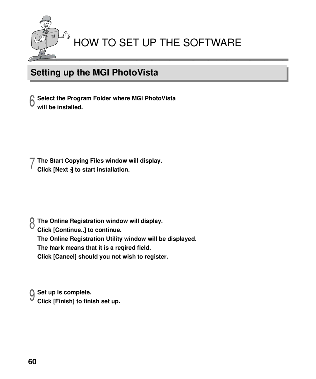 Samsung EC-D130ZSBA/US, EC-D130ZSBA/E1 manual HOW to SET UP the Software 