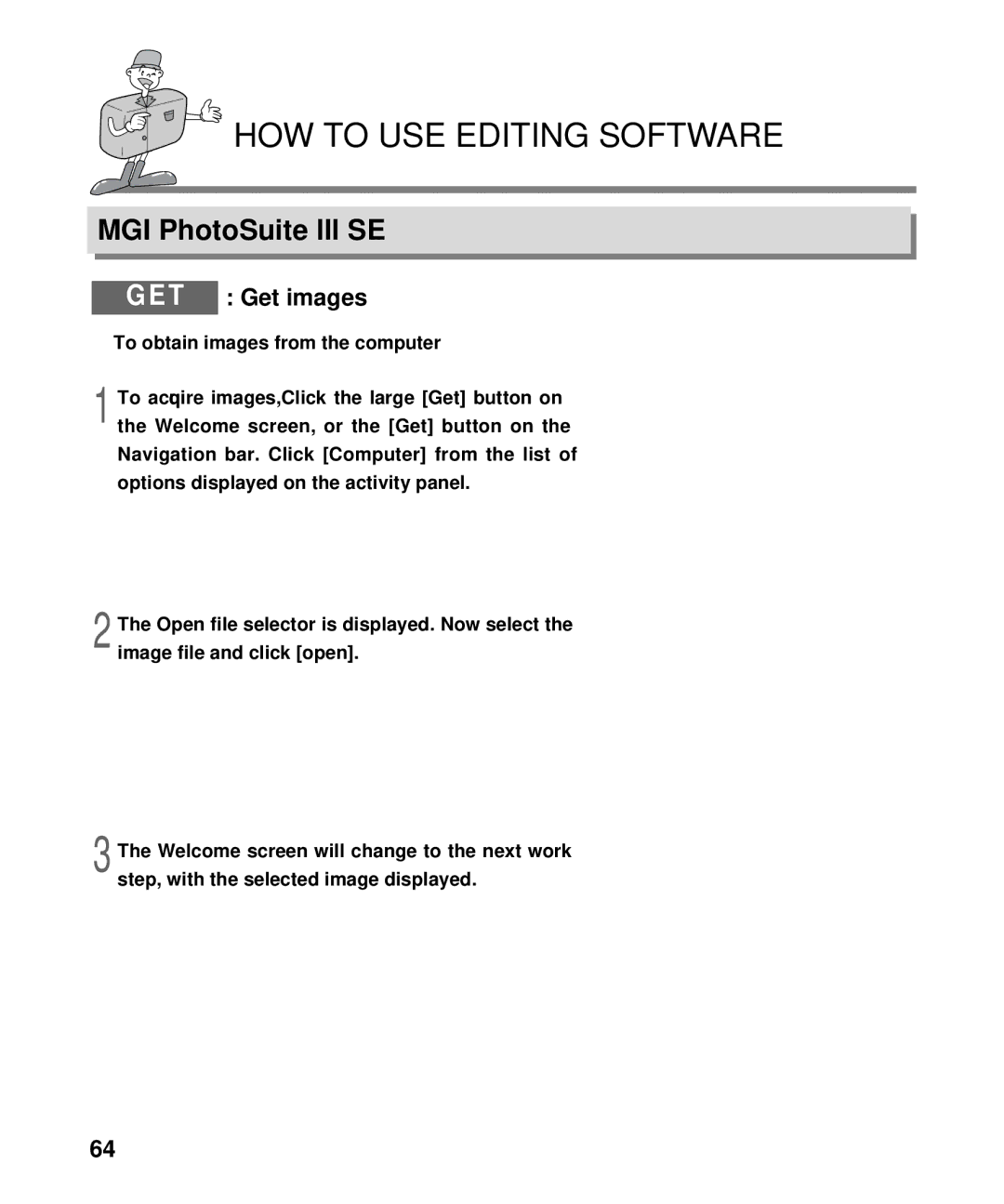 Samsung EC-D130ZSBA/US, EC-D130ZSBA/E1 manual GET Get images 