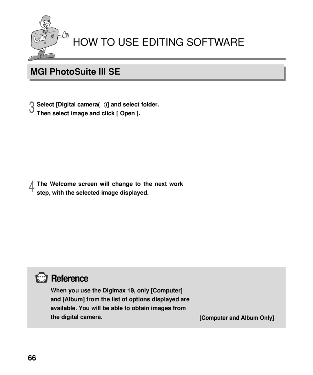 Samsung EC-D130ZSBA/US, EC-D130ZSBA/E1 manual Computer and Album Only 