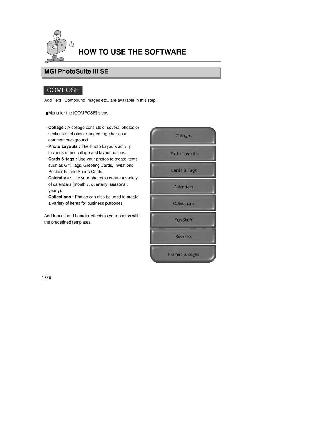 Samsung EC-D230ZSBA/E1 manual Compose 