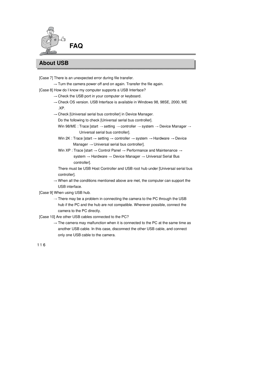 Samsung EC-D230ZSBA/E1 manual Universal serial bus controller 