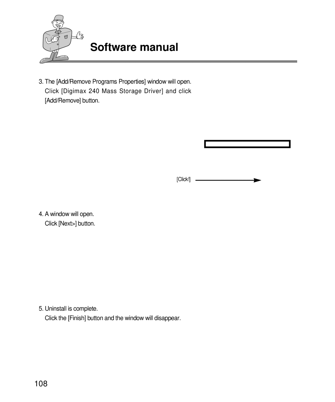 Samsung EC-D240ZSBA/E1 manual 108 