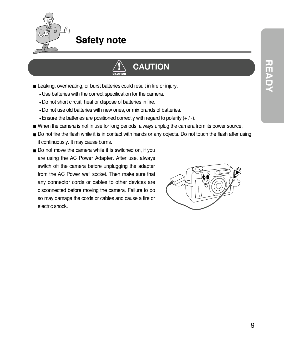 Samsung EC-D240ZSBA/E1 manual Ready 