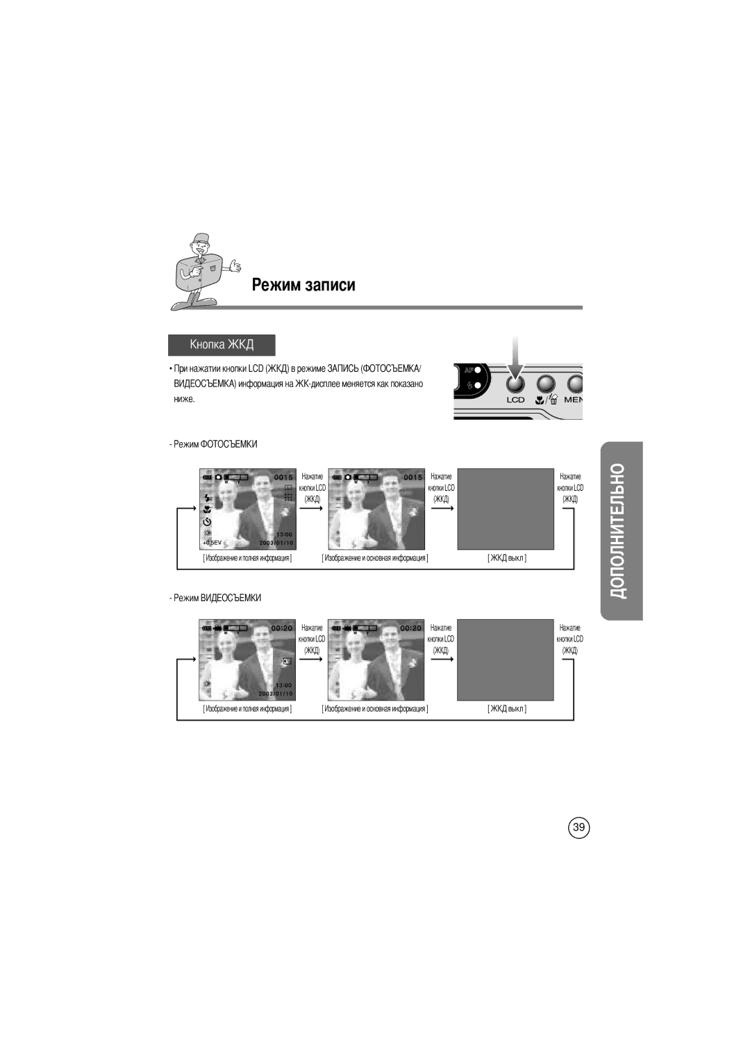 Samsung EC-D240ZSBA/E1 manual Ниже 