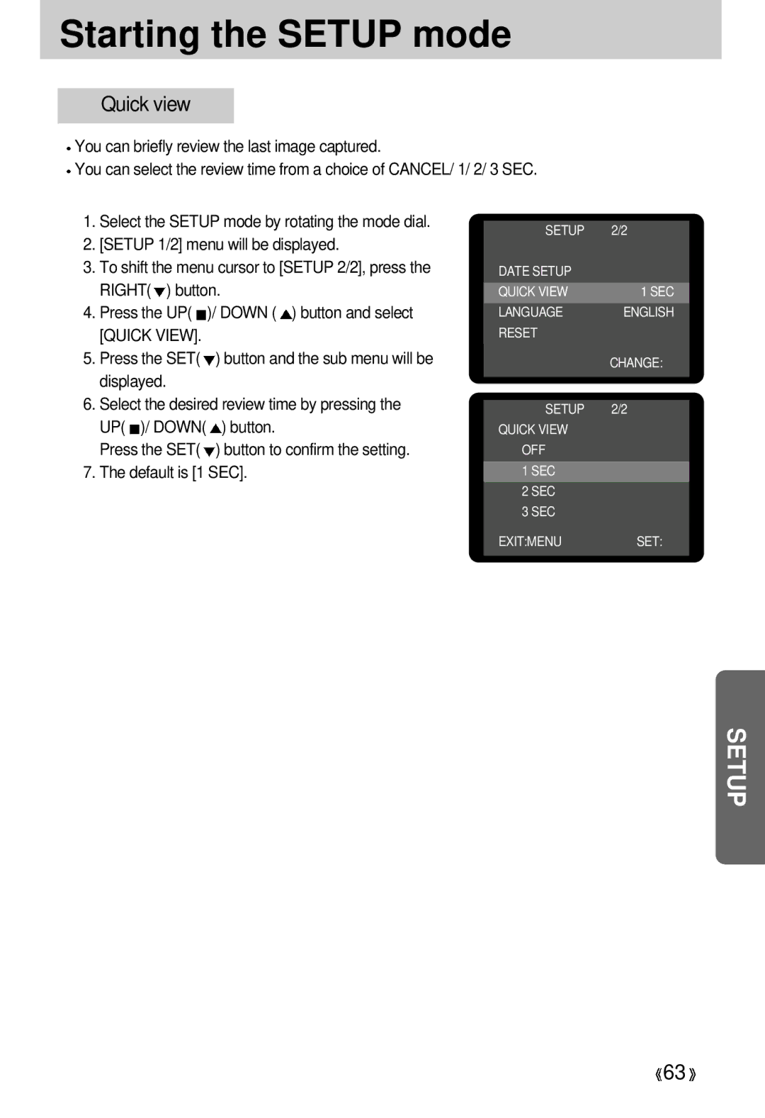 Samsung EC-D330ZSBA/E1 manual Quick view 