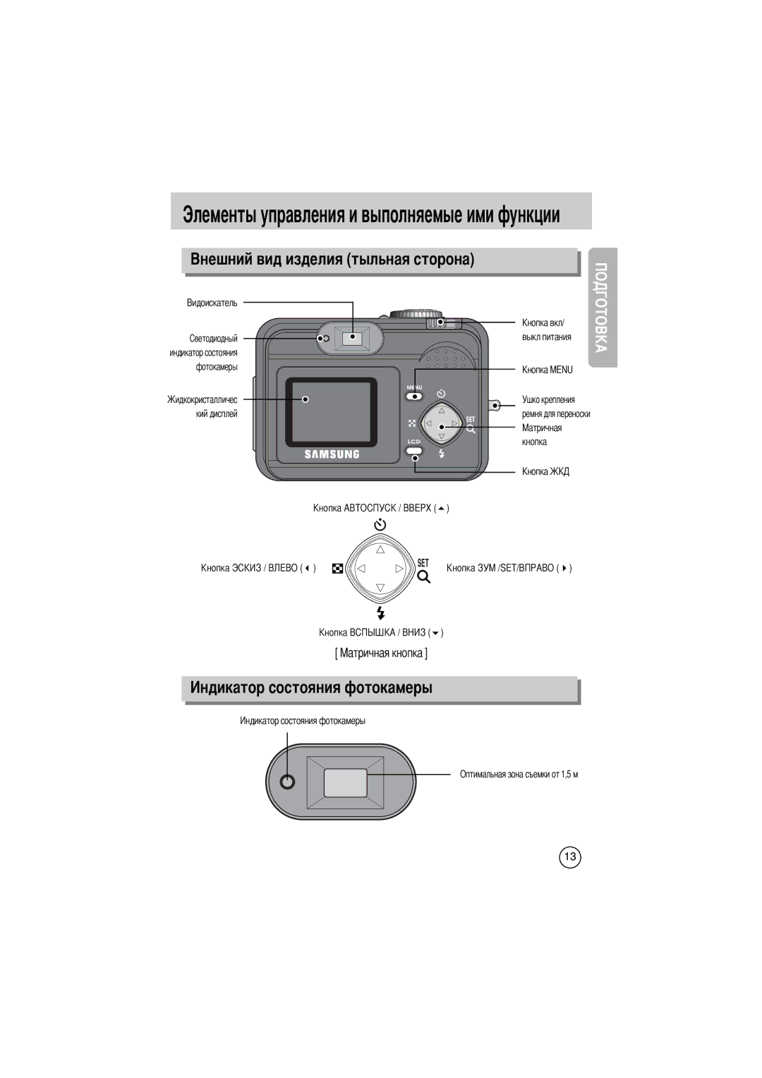 Samsung EC-D330ZSBA/E1 manual Кий дисплей, Выкл питания, Кнопка 