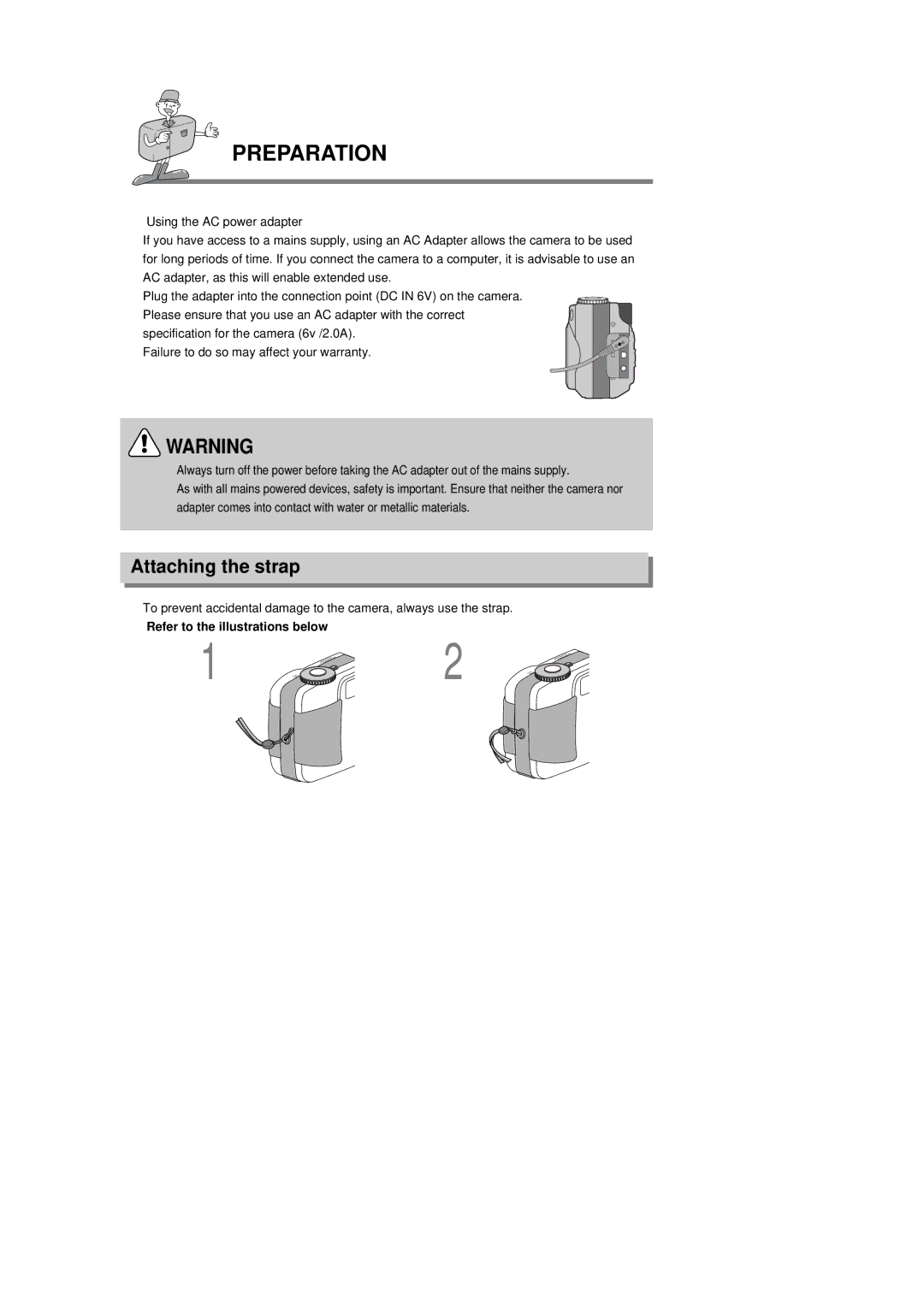 Samsung EC-D350SABA/GB, EC-D350SABA/US, EC-D350SABA/E1 manual Attaching the strap 