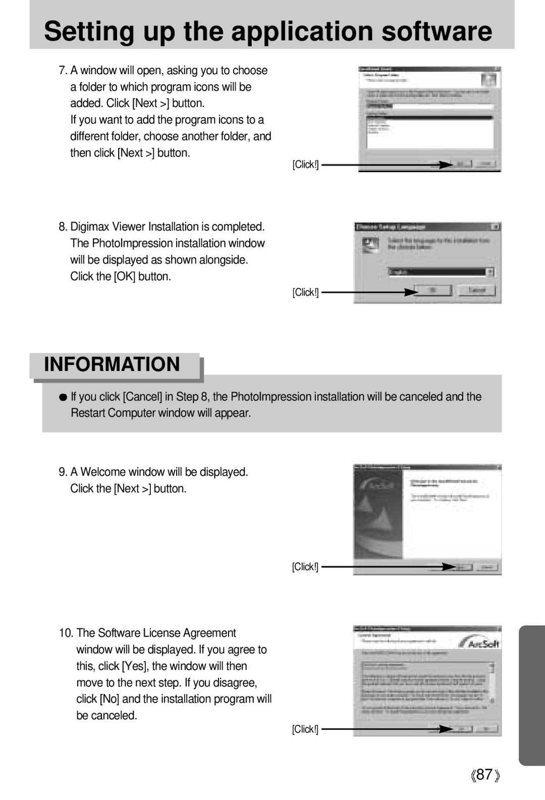 Samsung EC-D370ZSBA/E1, EC-D370ZSBA/GB, EC-D370ZSBB/E1, EC-D370ZSBB/GB, EC-D370ZUBA/GB, EC-D370ZSBA/FR Click the OK button 