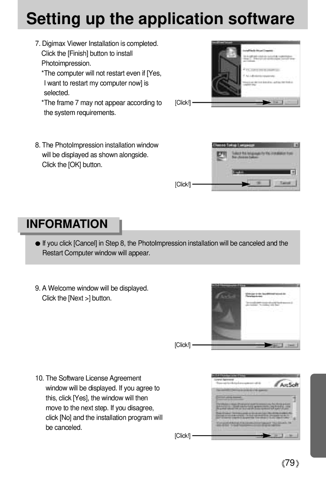 Samsung EC-D401ZSBA/E1, EC-D401ZSBB/E1 manual Want to restart my computer now is Selected 