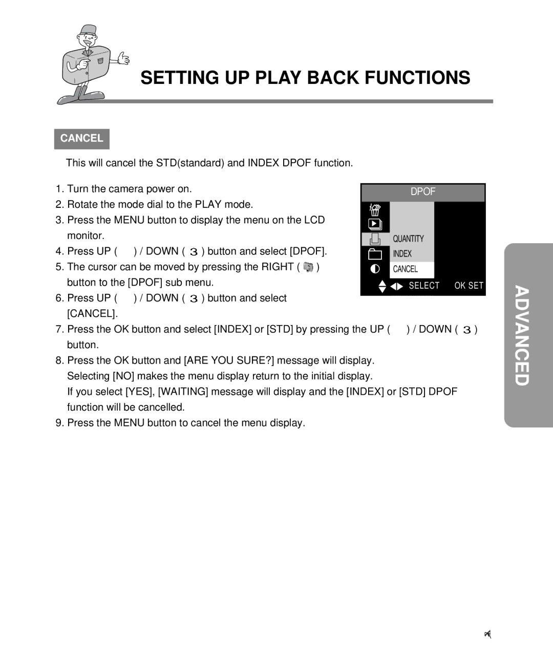 Samsung EC-D340ZSBA/E1, EC-D410ZSBA/E1 manual Cancel 