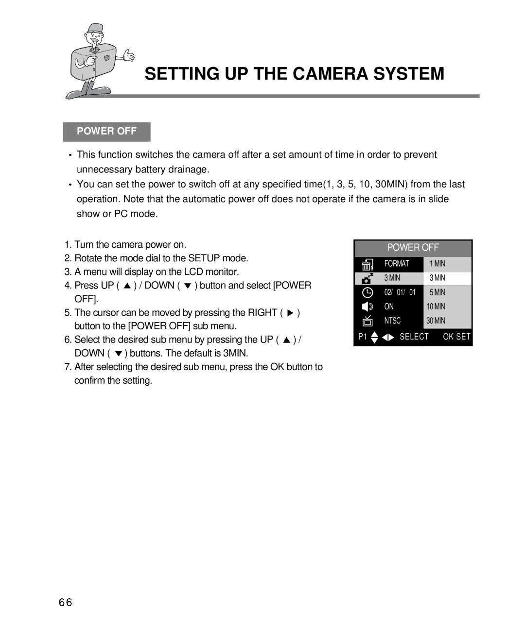 Samsung EC-D410ZSBA/E1, EC-D340ZSBA/E1 manual Power OFF 