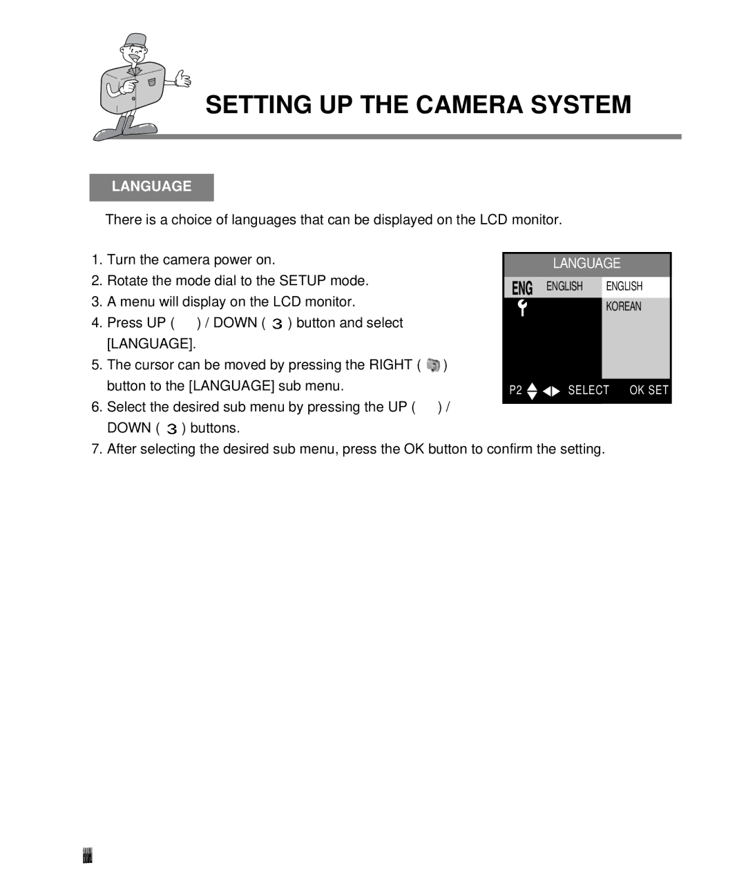 Samsung EC-D410ZSBA/E1, EC-D340ZSBA/E1 manual Language 