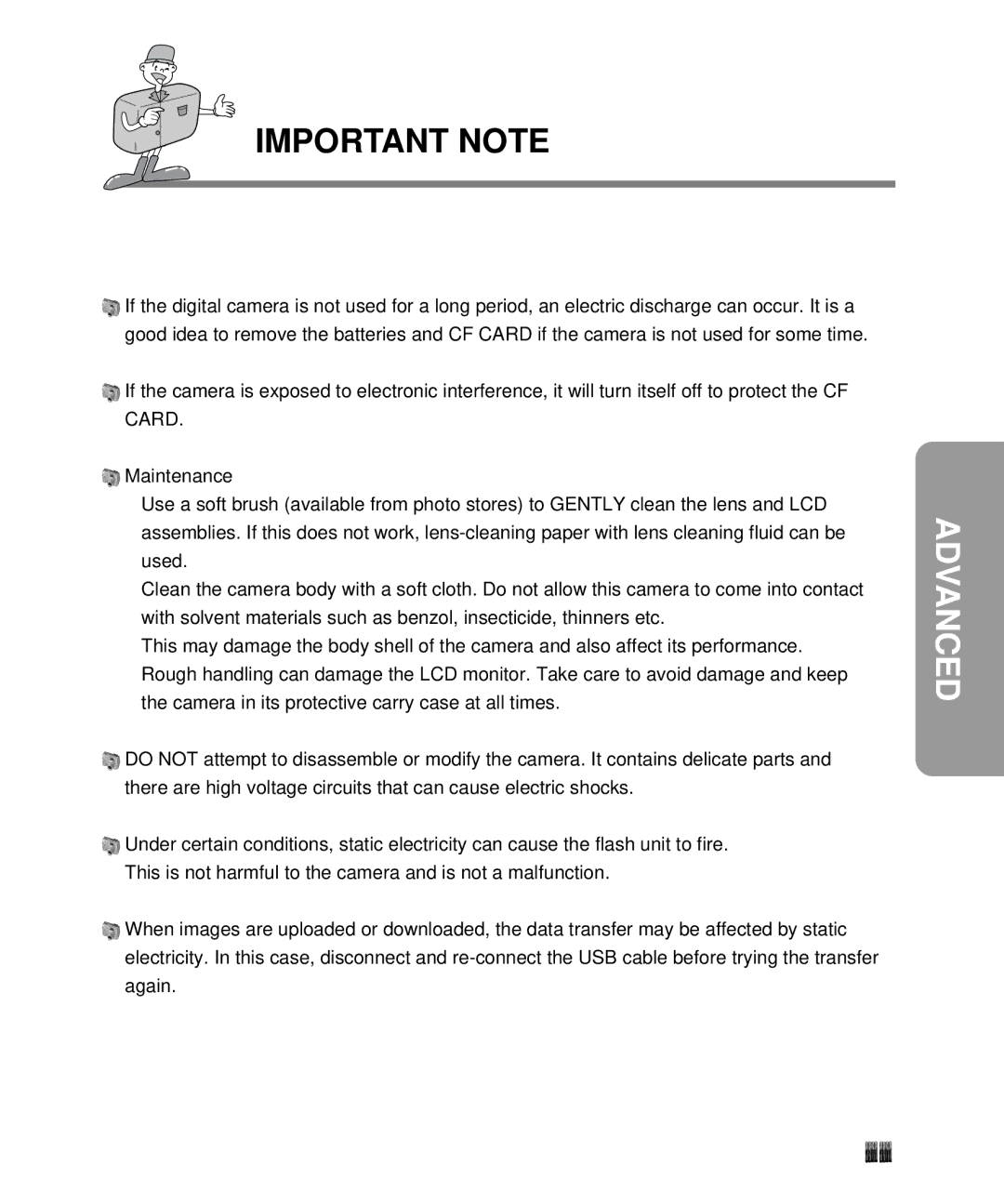 Samsung EC-D340ZSBA/E1, EC-D410ZSBA/E1 manual Important Note 