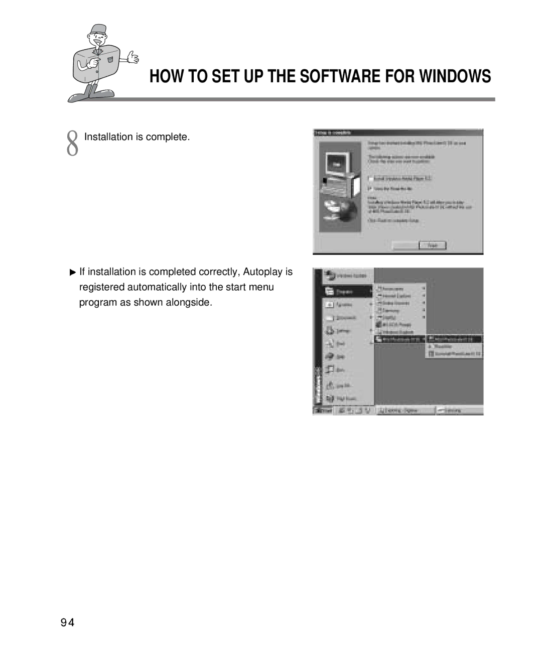 Samsung EC-D410ZSBA/E1, EC-D340ZSBA/E1 manual HOW to SET UP the Software for Windows 