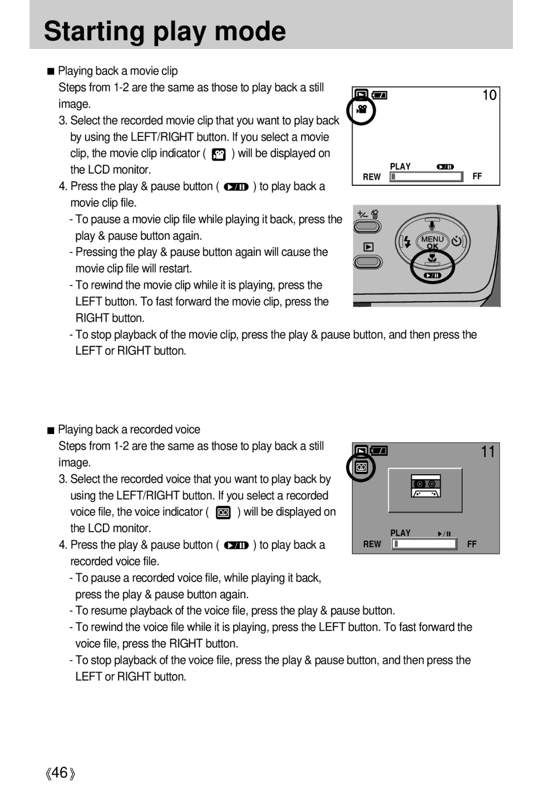 Samsung EC-D430ZSBA/FR, EC-D430ZSAA, EC-D430ZSAB Clip, the movie clip indicator will be displayed on, Image, To play back a 