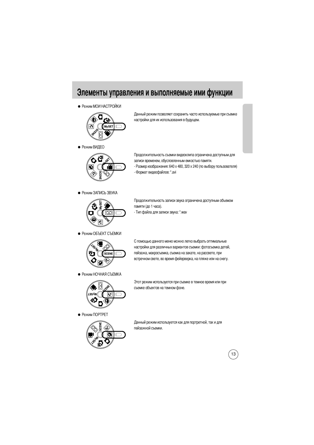 Samsung EC-D430ZSBA/GB, EC-D430ZSAA, EC-D430ZSBA/FR, EC-D430ZSAB, EC-D430ZSBA/US manual Пейзажной съемки 