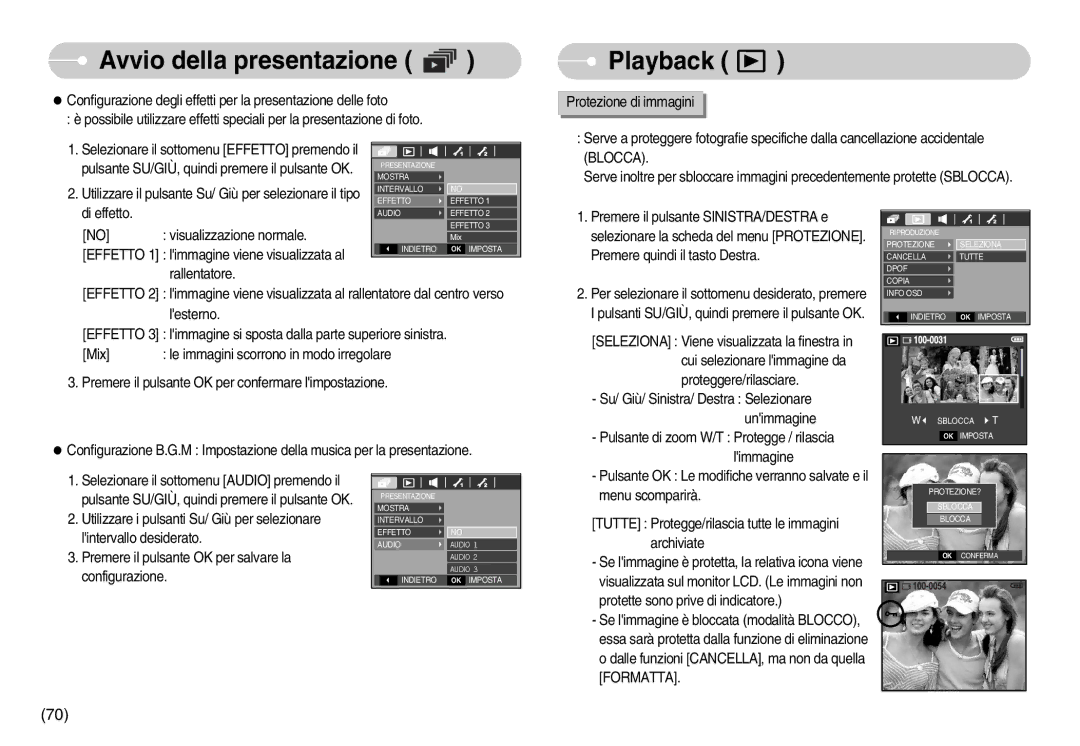 Samsung EC-D75ZZSBB/IT, EC-D60ZZBFB/IT, EC-D60ZZBBD/GB, EC-D75ZZBBB/IT, EC-D60ZZSFB/IT manual Playback 