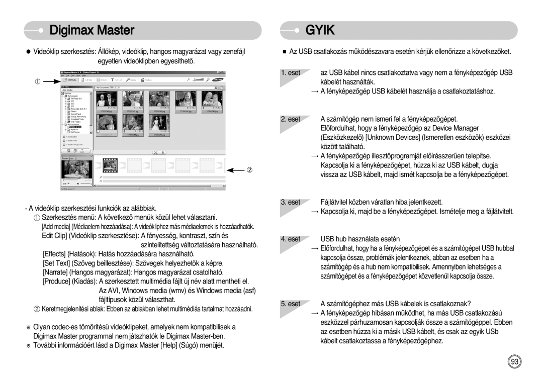 Samsung EC-D60ZZBHB/DE manual FAQDigimax Master 